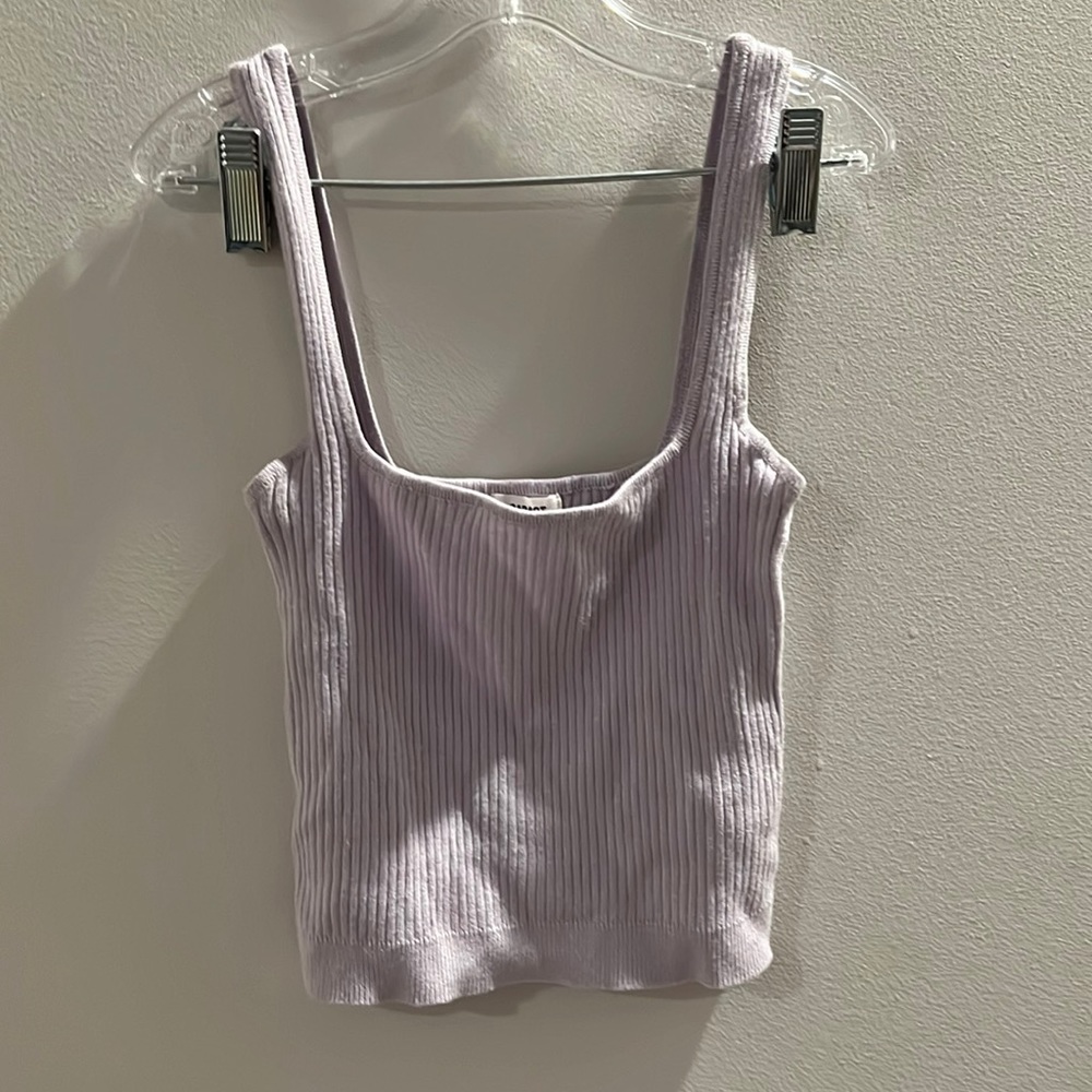 from Garage, lilac tank